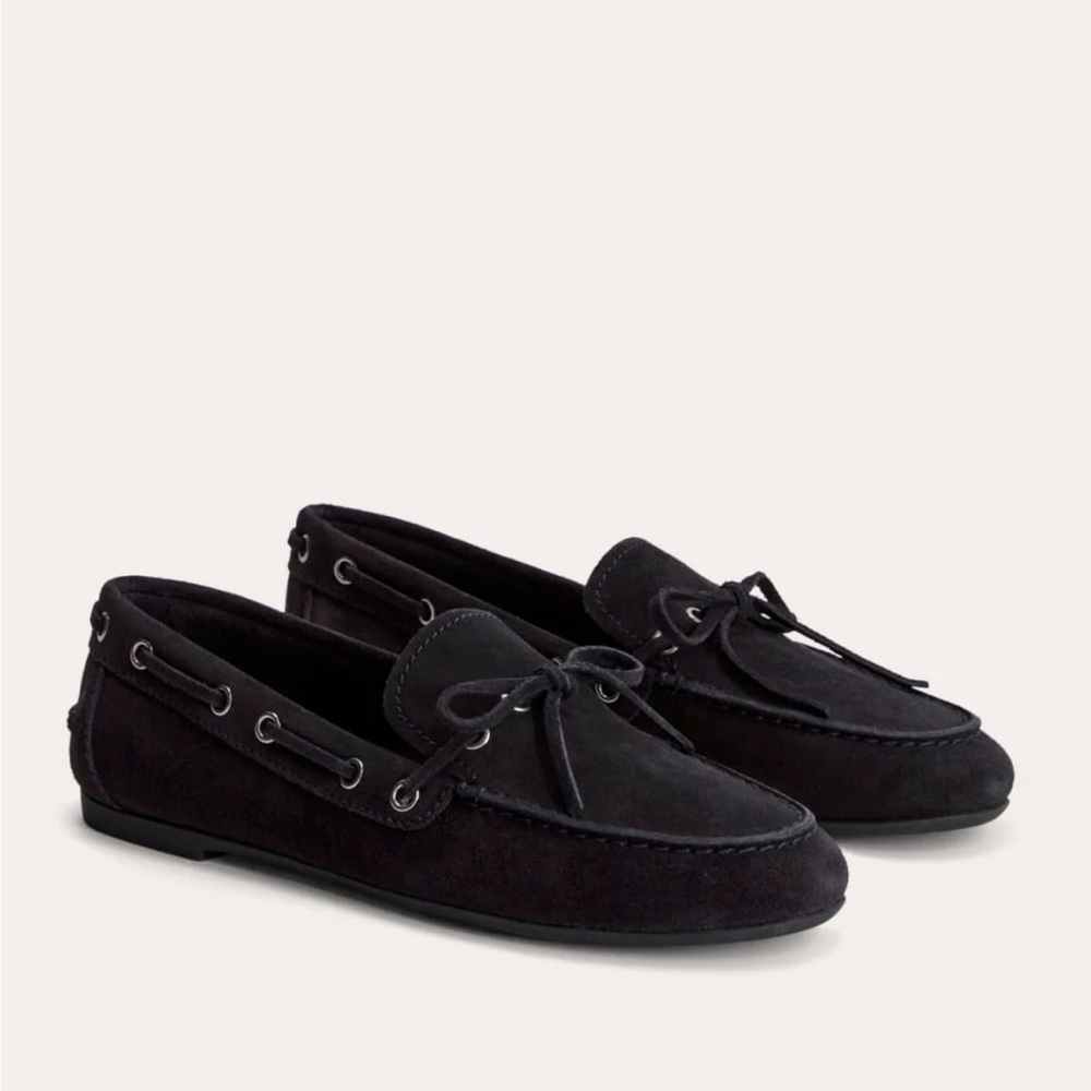Everlane Shoes 9 Boat Shoe Navy Suede